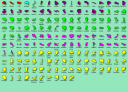 Color Coded World Map Master Shapes