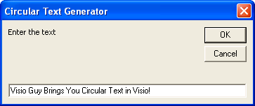 Circular Text Generator Dialog
