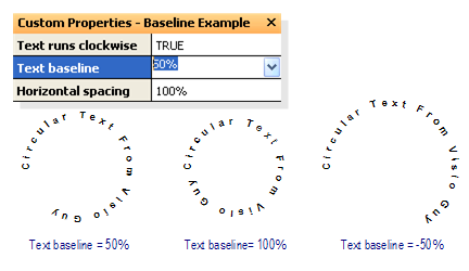Circular Text Generator (version 2) - Text Baseline