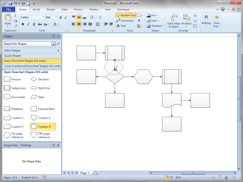 How To Create A Process Flow Chart In Visio